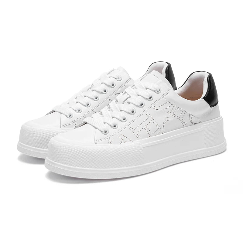Premium Leather Casual Sneakers