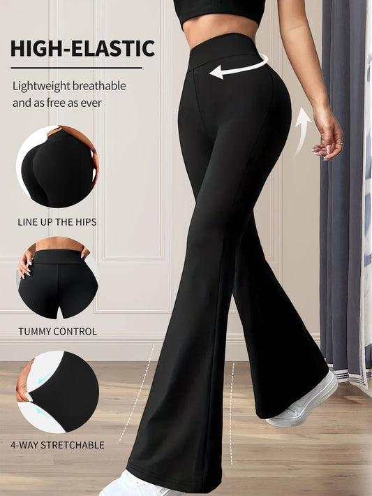 High Waist Flared Pants