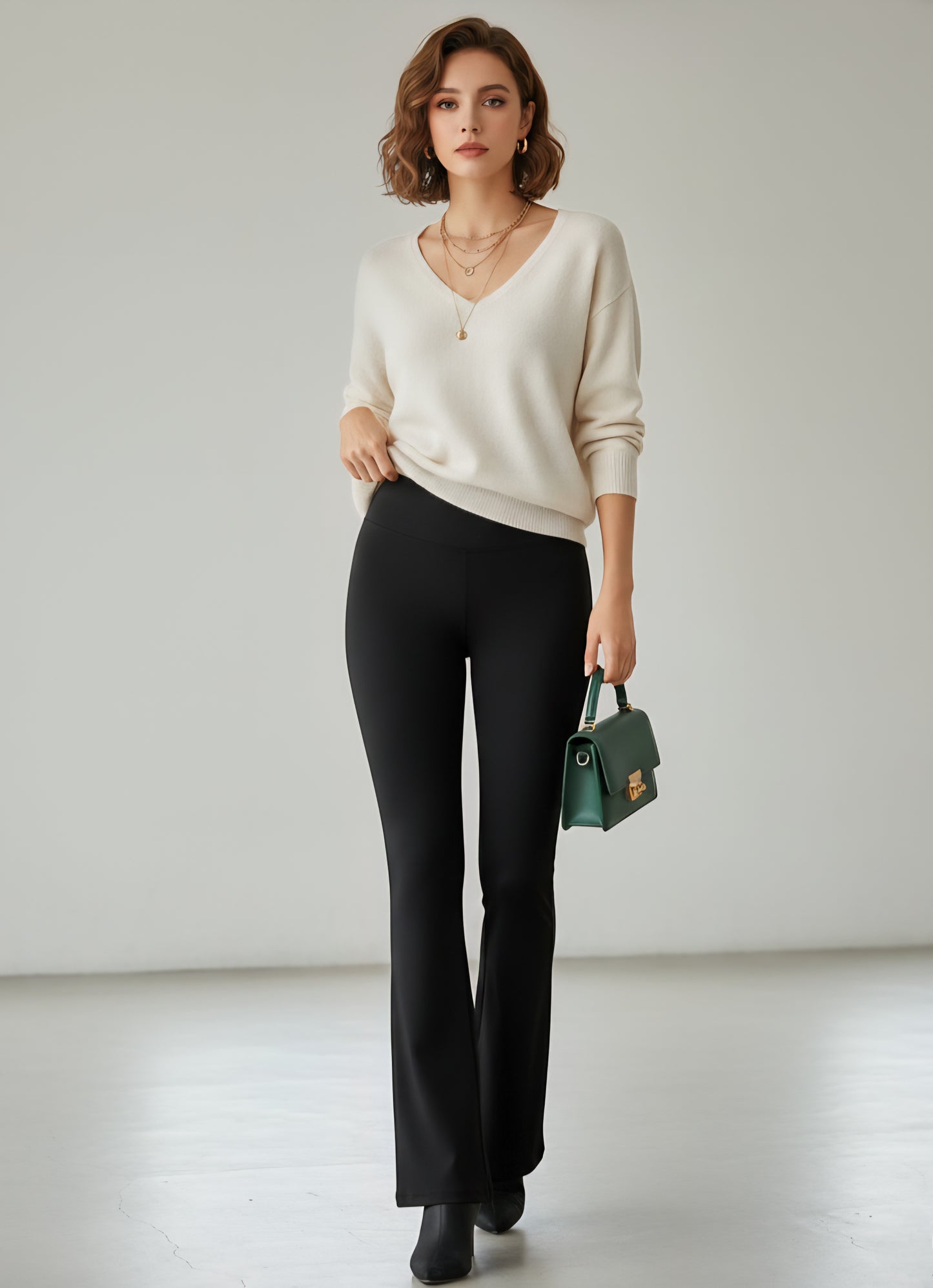 High Waist Flared Pants