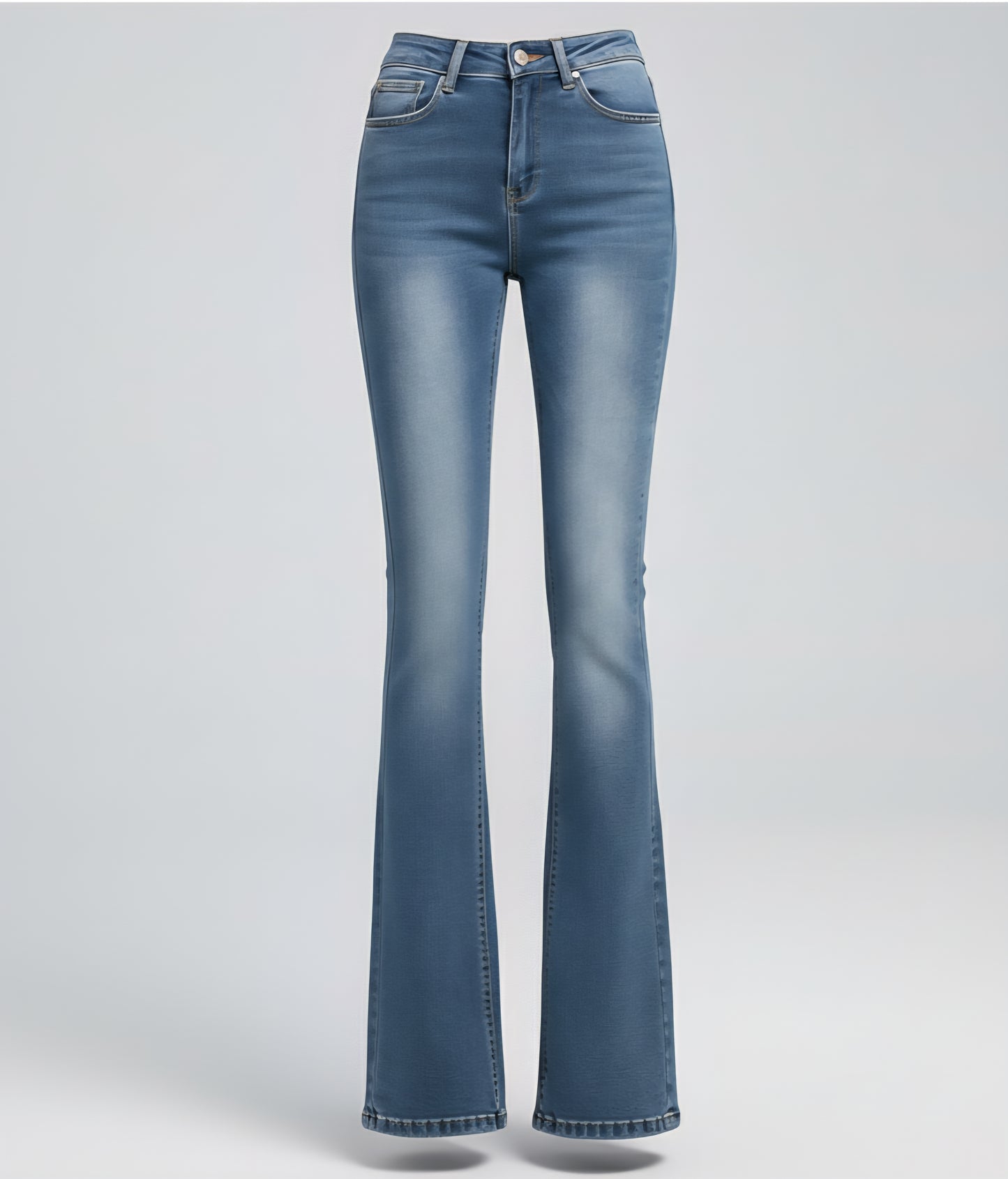 High-Waisted  Jeans