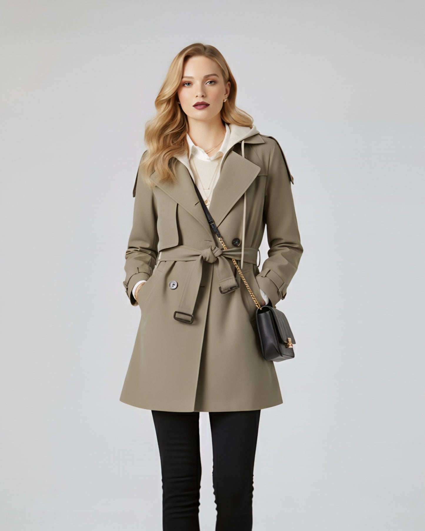 Lautaro Flowy Casual Trench Coat