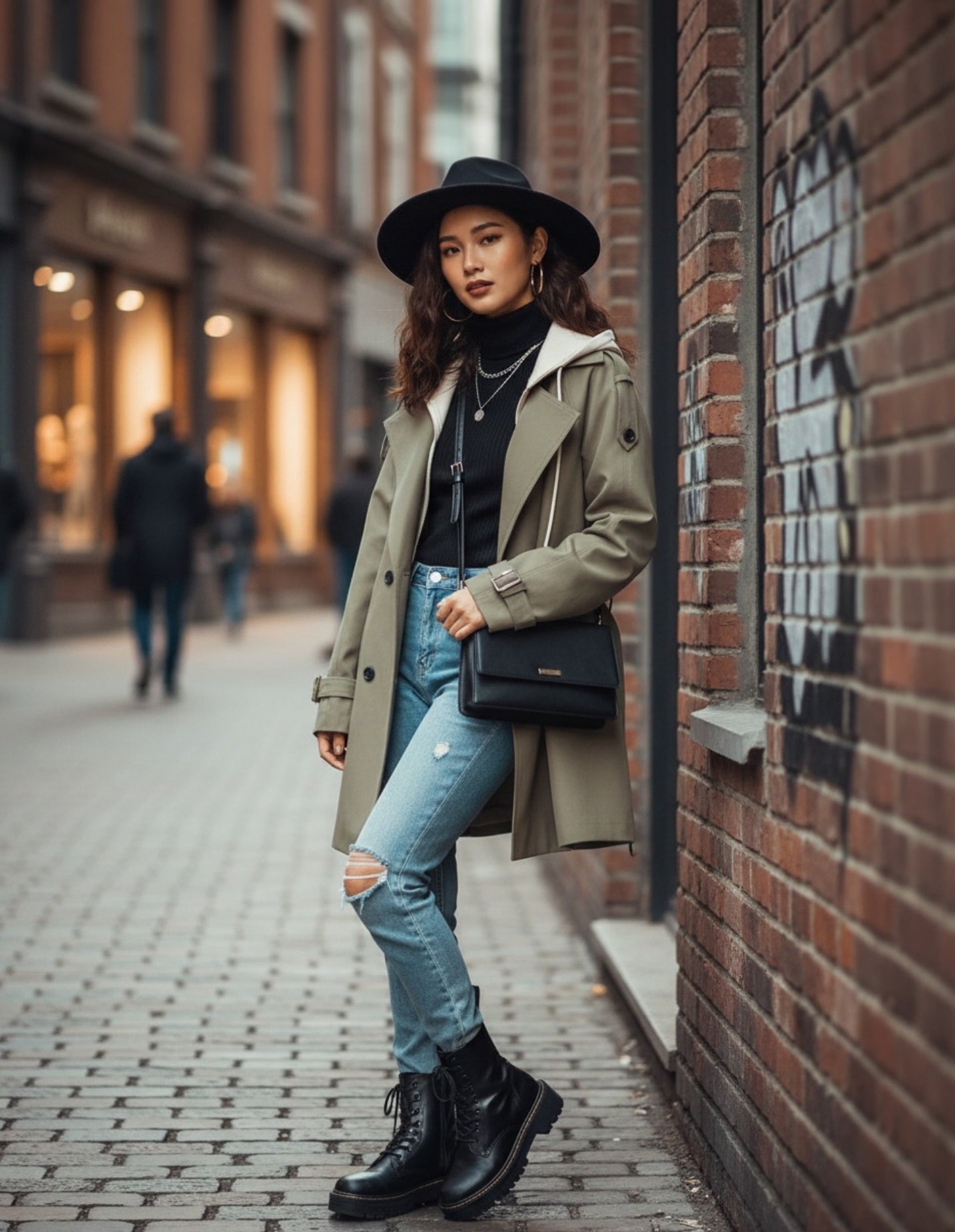 Lautaro Flowy Casual Trench Coat