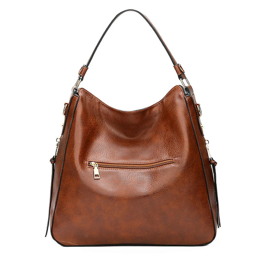Fashion Leather Hobo Bag – Women's Shoulder Tote