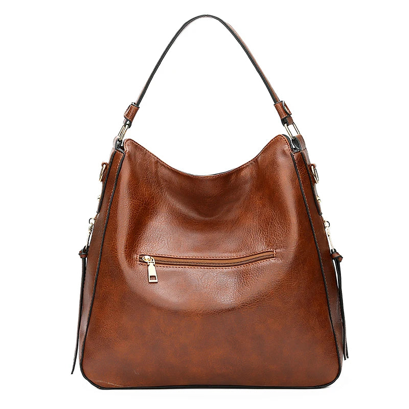 Fashion Leather Hobo Bag – Women's Shoulder Tote