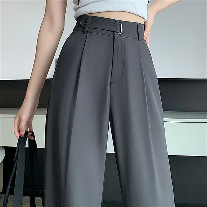 Seoulish High-Waist Wide-Leg Pants