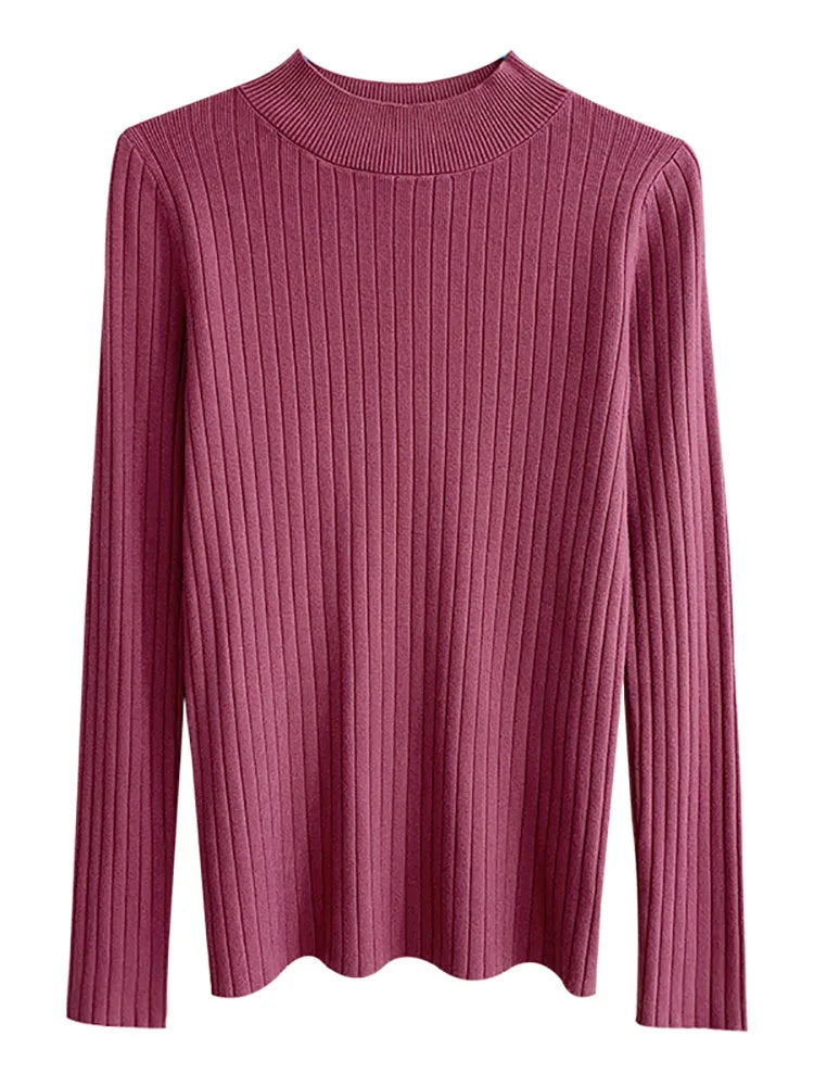 Elegant Knit Slim Sweater