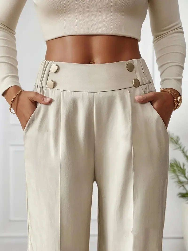High-Waist Wide-Leg Pants