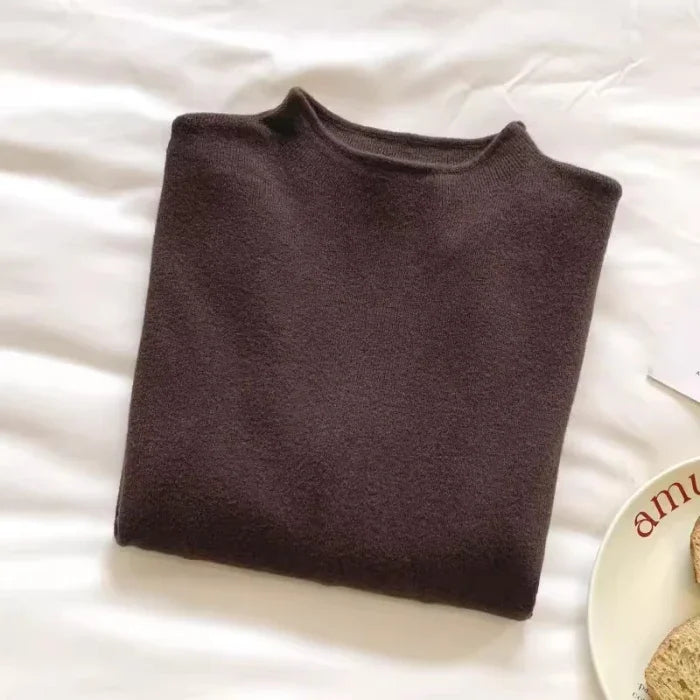 Cozy Acrylic-Cotton Turtleneck Sweater