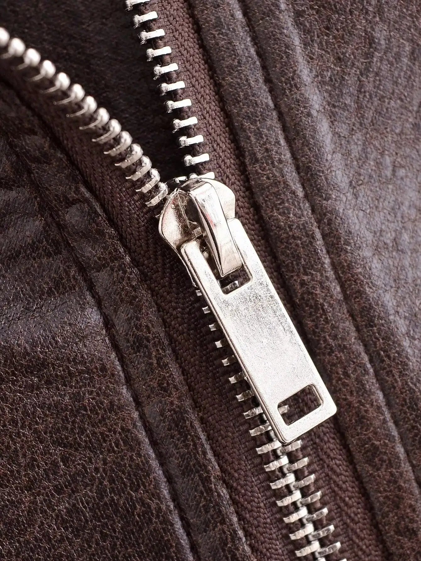 Vintage PU Leather Biker Jacket