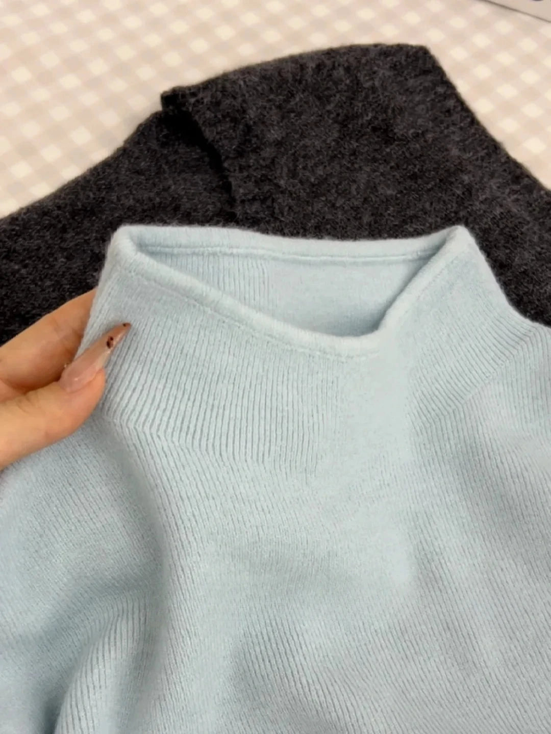 Cozy Acrylic-Cotton Turtleneck Sweater