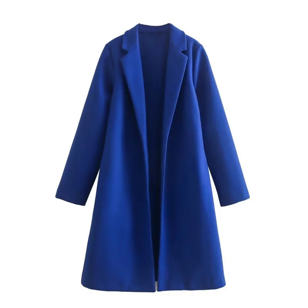 Mid-Length Polo Collar Coat