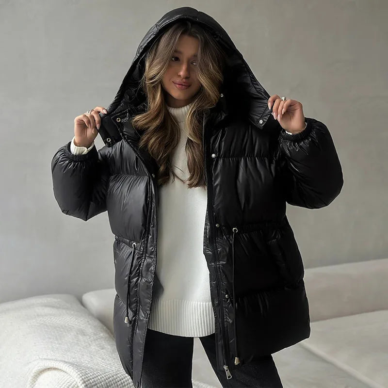 High Street Cotton Jacket with Hood