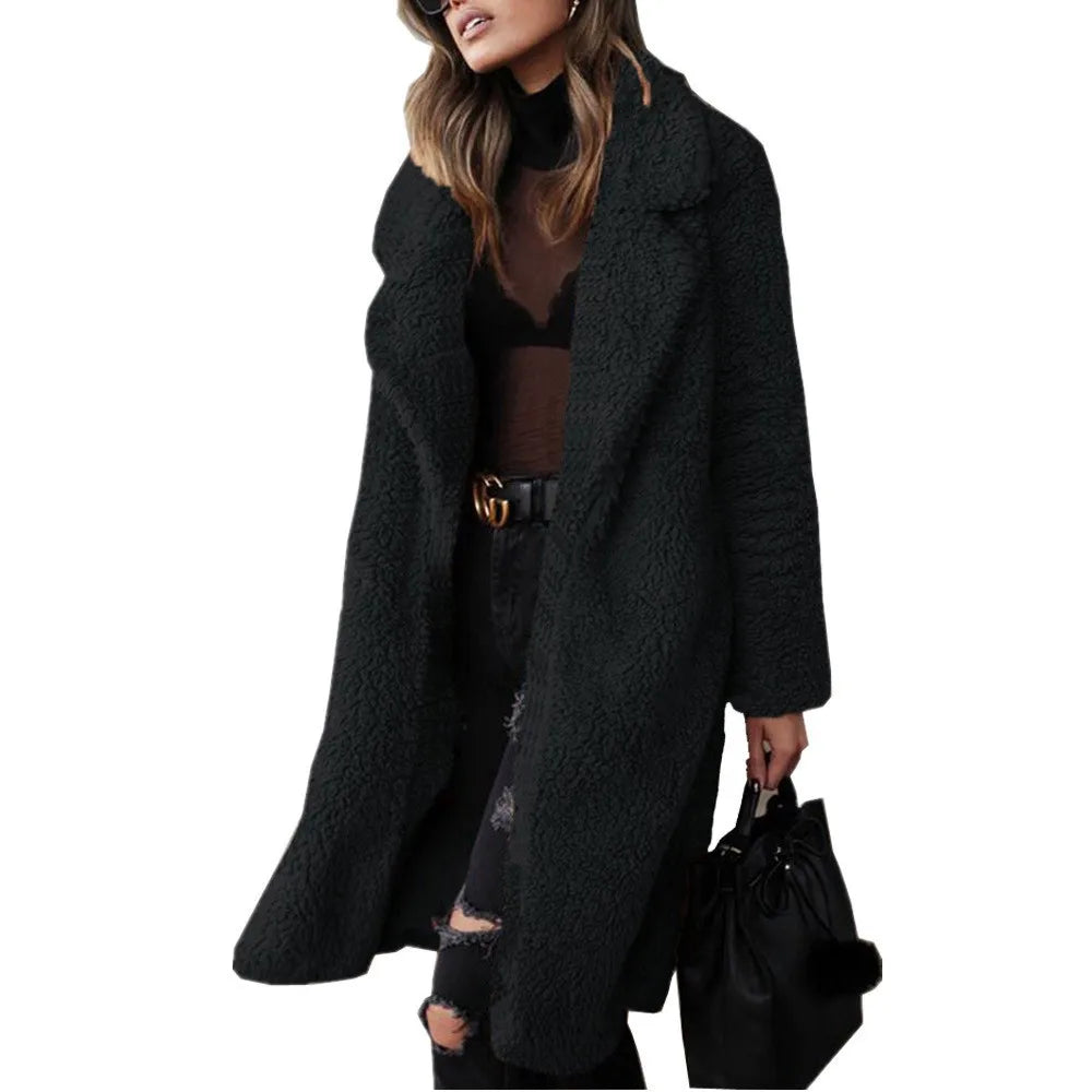 Retro-Inspired Winter Wool Blend Coat