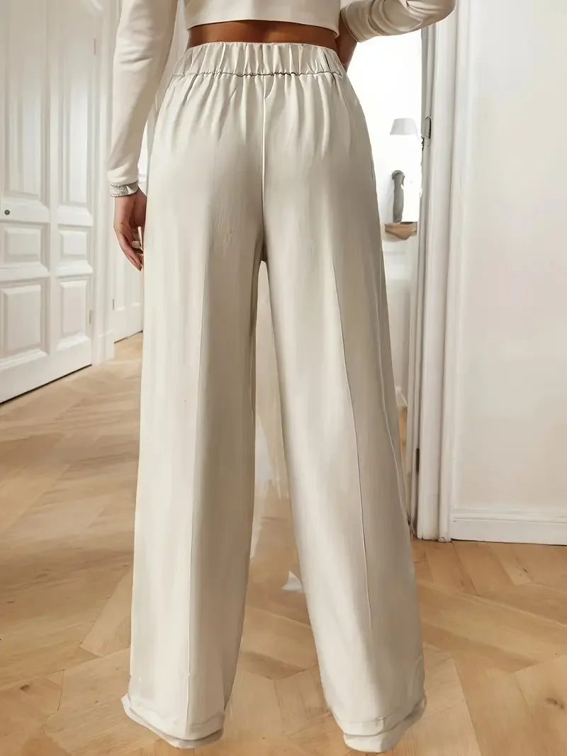 High-Waist Wide-Leg Pants