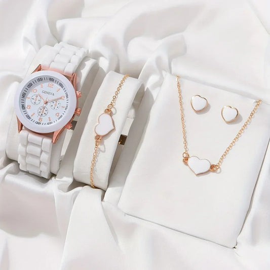 5-Piece Luxury Watch Set for Women