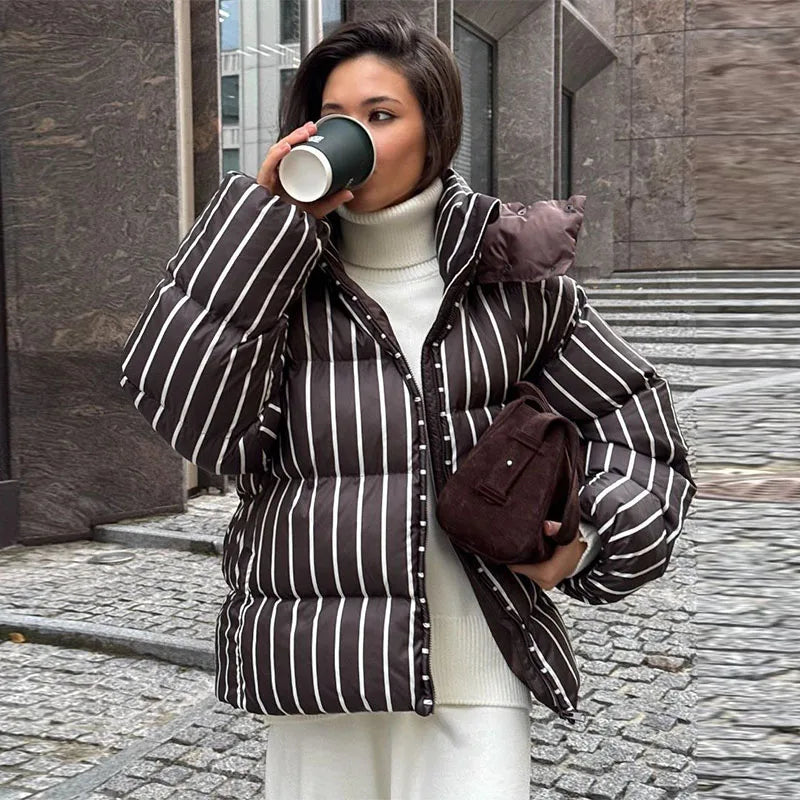 High Street Cotton Jacket with Hood