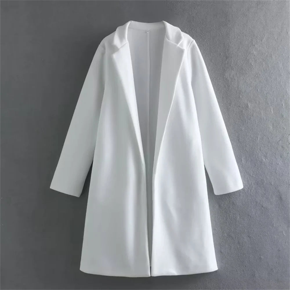 Mid-Length Polo Collar Coat