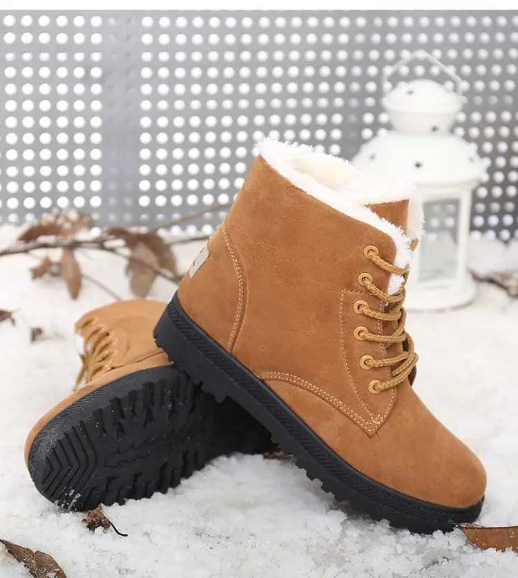 Winter Boots Low Heels Women Boots