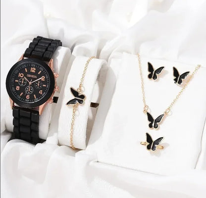 5-Piece Luxury Watch Set for Women