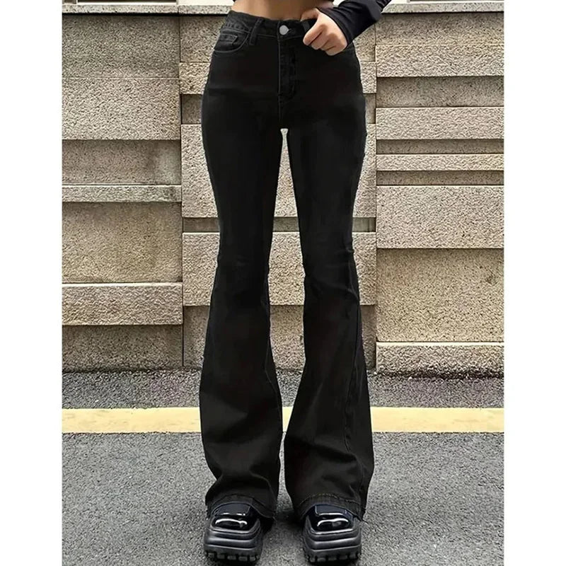 High-Waisted  Jeans