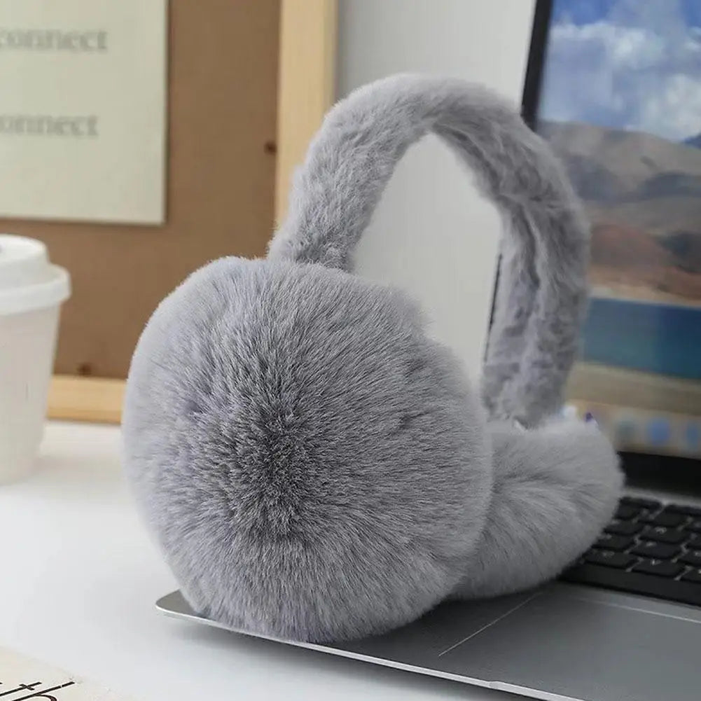Soft Plush Foldable Winter Earmuffs