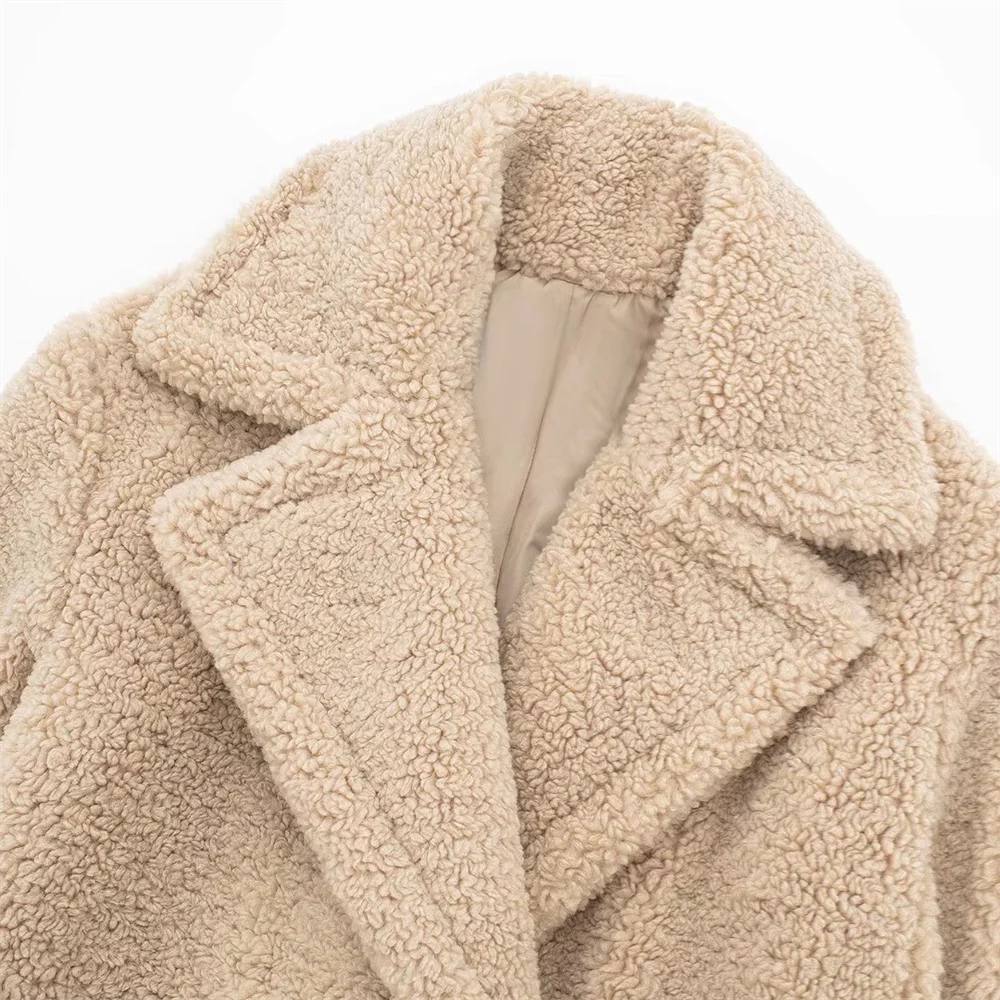High-Quality Lamb Wool Winter Coat