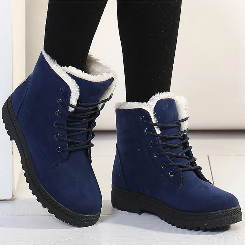 Winter Boots Low Heels Women Boots