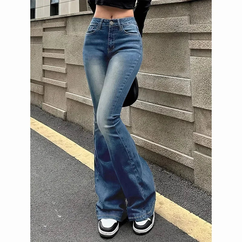 High-Waisted  Jeans