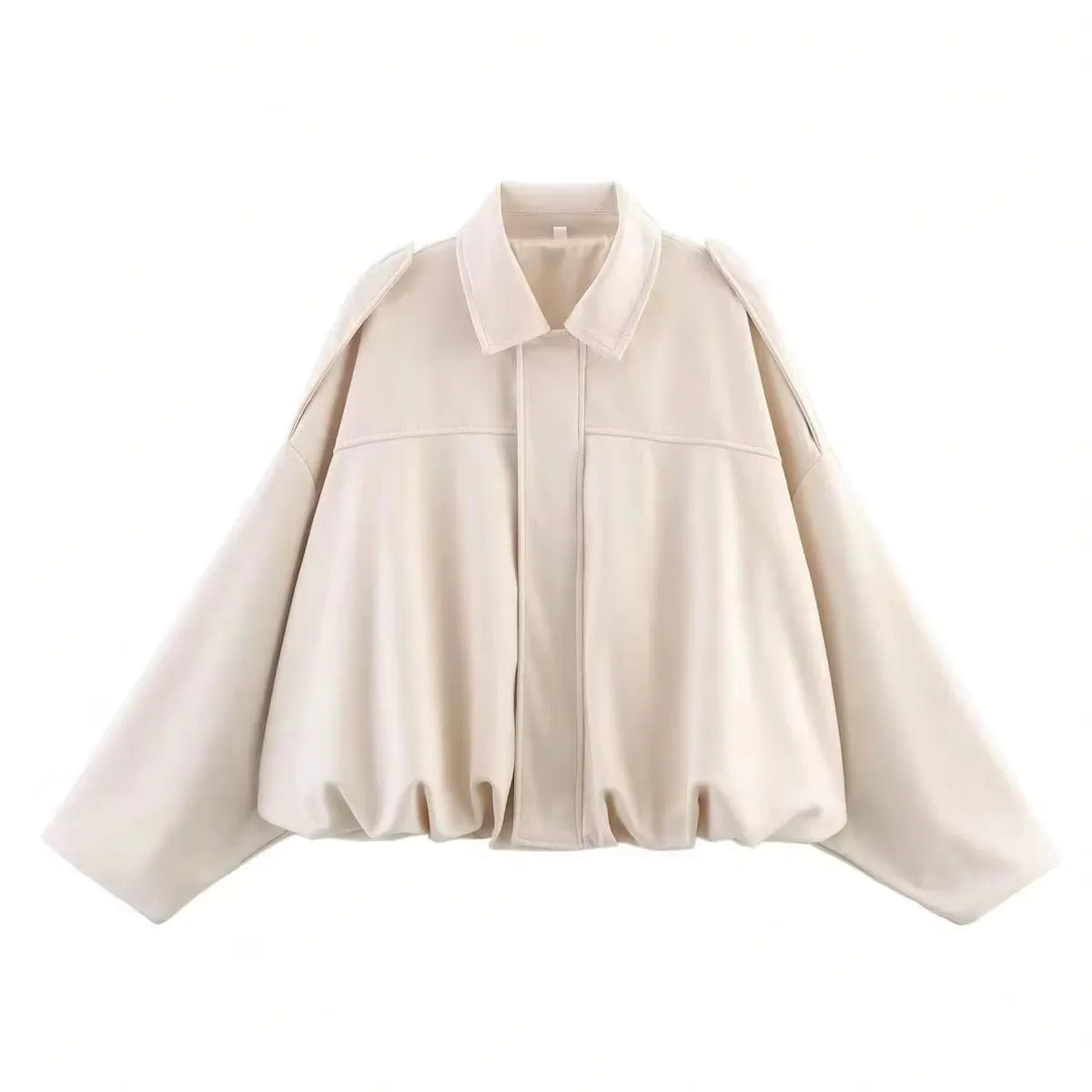 Women’s Brown Green Suede Bomber Jacket