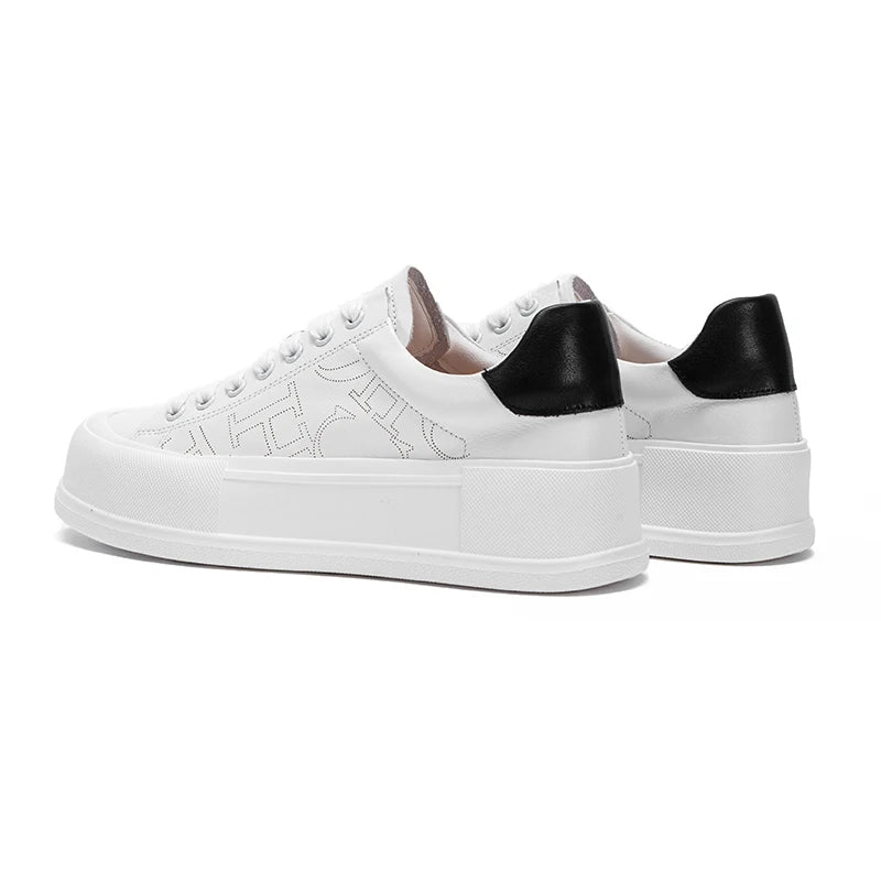 Premium Leather Casual Sneakers