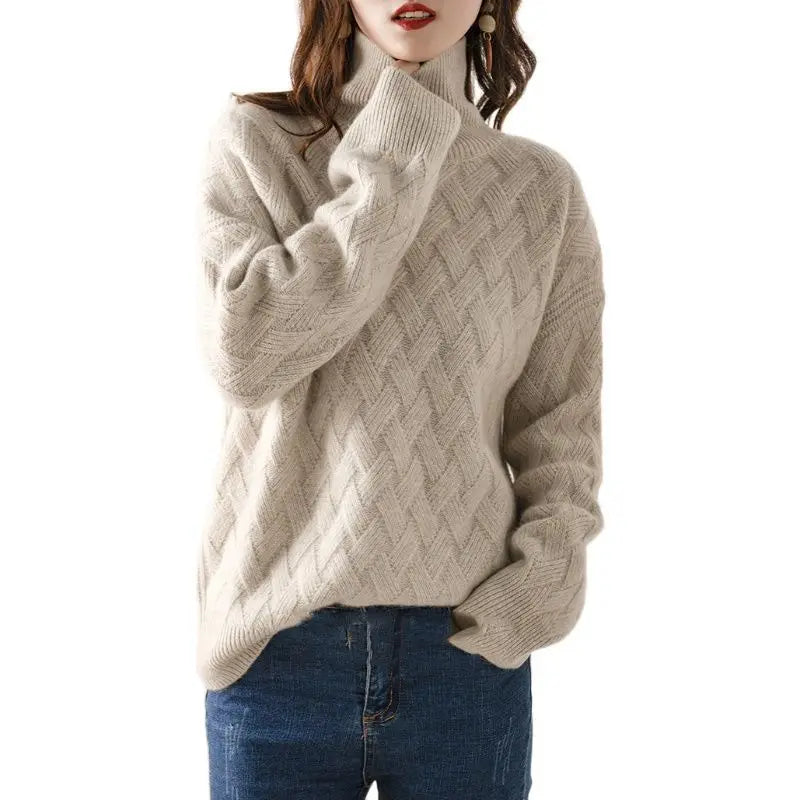 Cozy Wool Blend Oversized Pullover