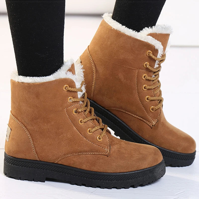 Winter Boots Low Heels Women Boots