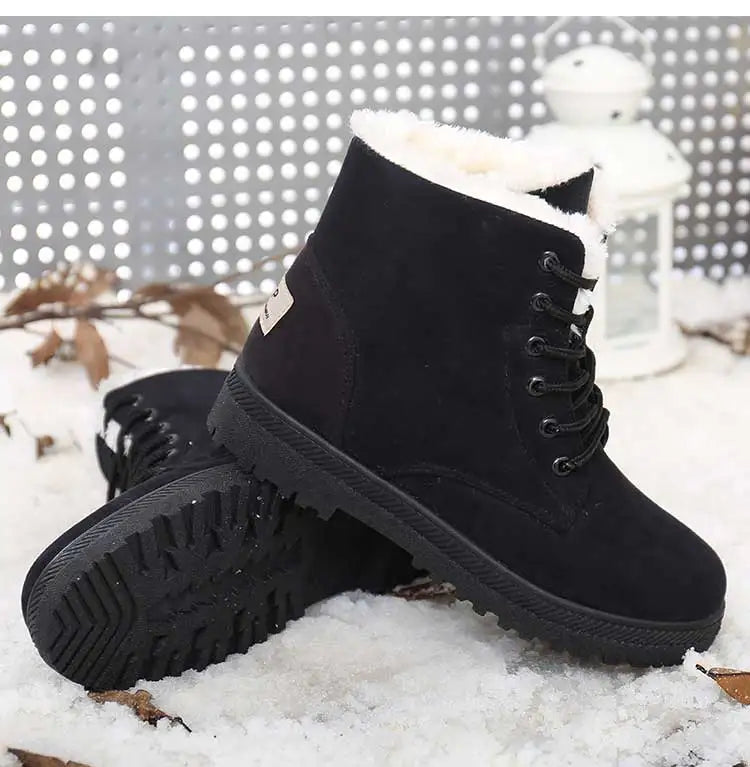 Winter Boots Low Heels Women Boots