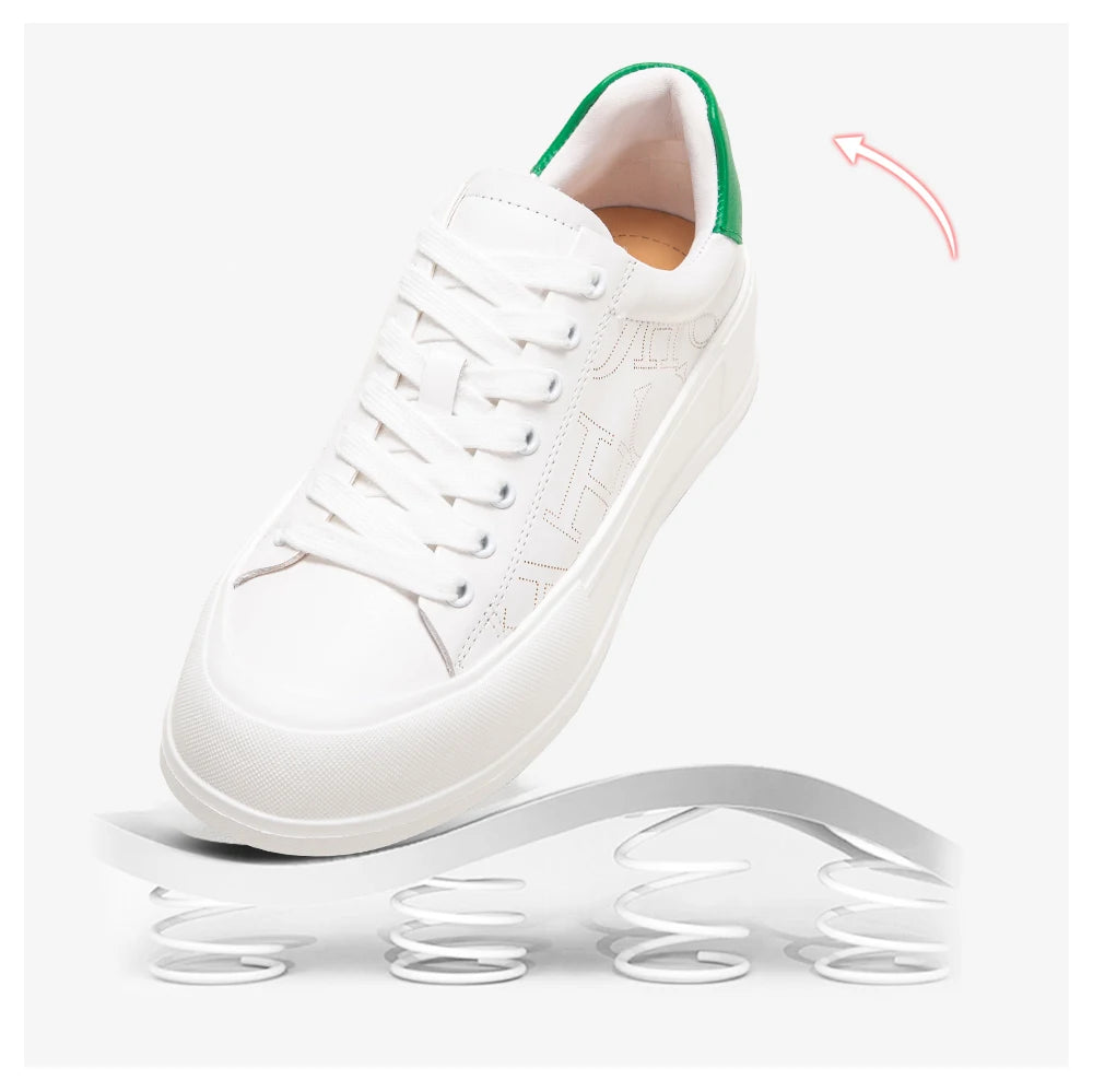 Premium Leather Casual Sneakers