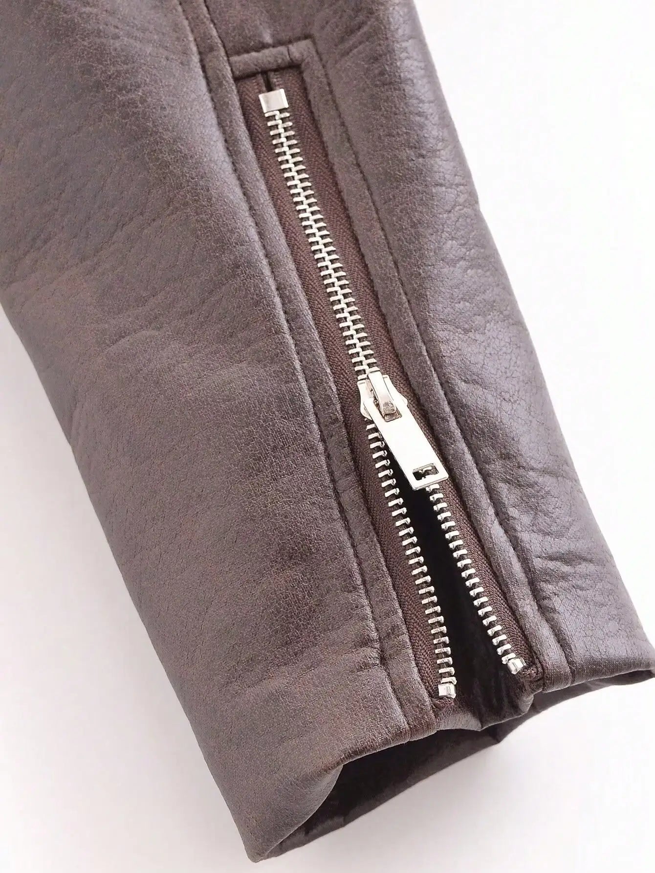 Vintage PU Leather Biker Jacket