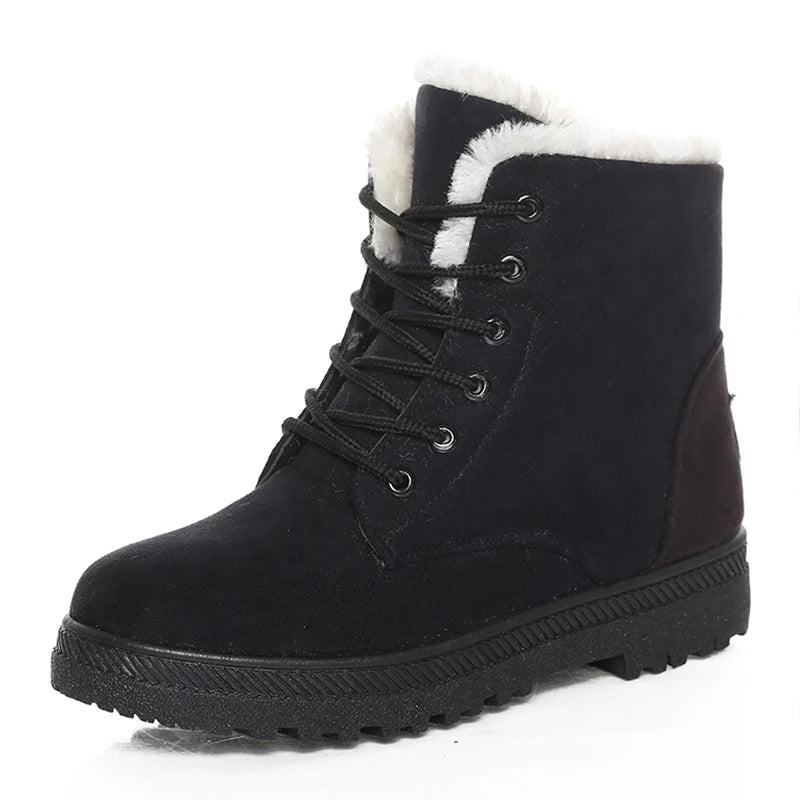 Winter Boots Low Heels Women Boots
