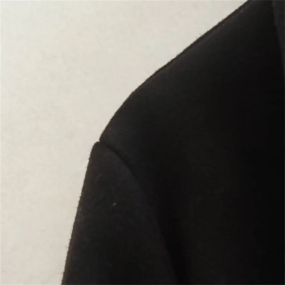 Mid-Length Polo Collar Coat