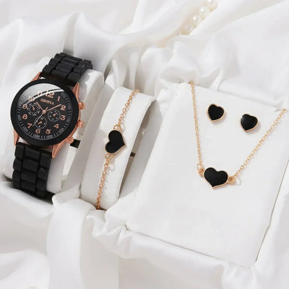 5-Piece Luxury Watch Set for Women