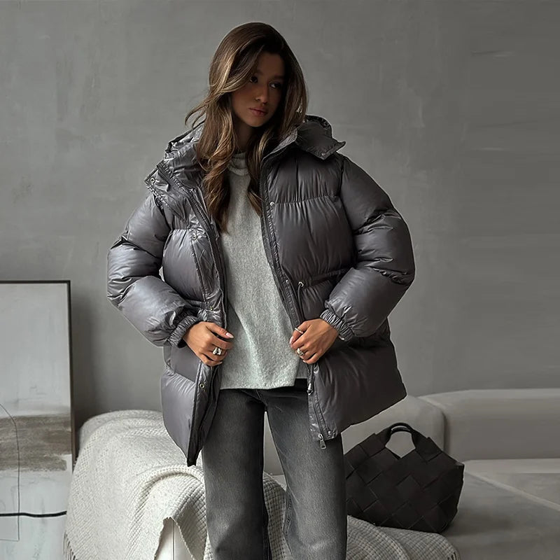 High Street Cotton Jacket with Hood