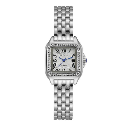 Women Watch Light Luxury Brand Business Gold Stainless