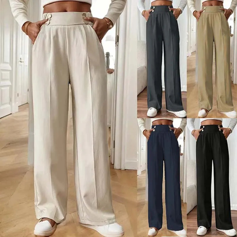 High-Waist Wide-Leg Pants