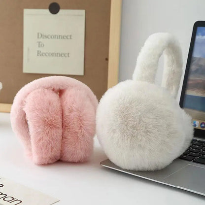 Soft Plush Foldable Winter Earmuffs