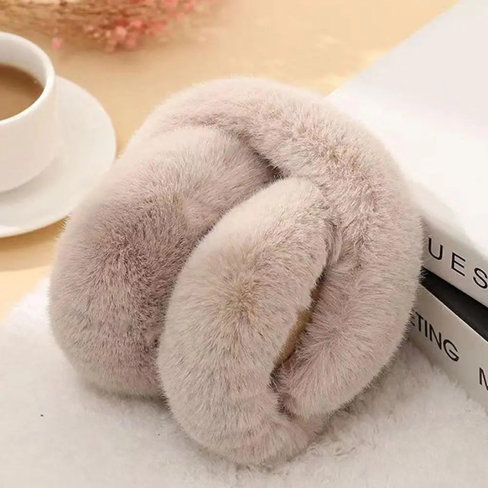 Soft Plush Foldable Winter Earmuffs