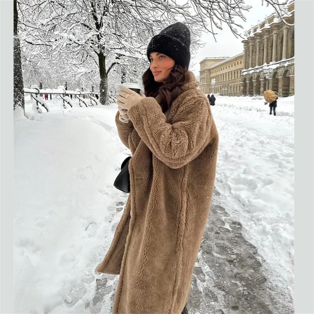 High-Quality Lamb Wool Winter Coat