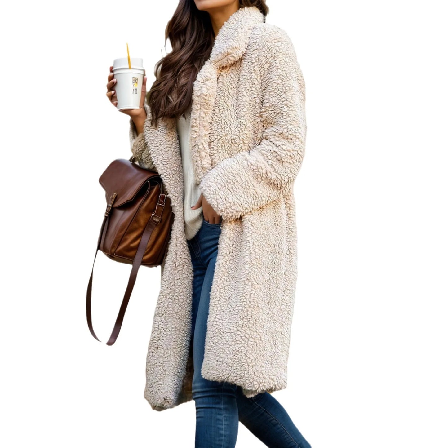 Retro-Inspired Winter Wool Blend Coat