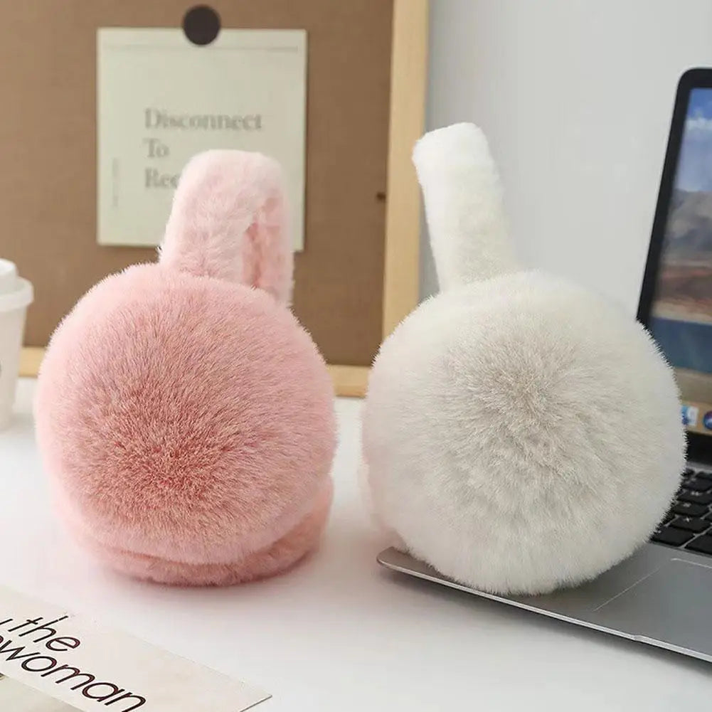 Soft Plush Foldable Winter Earmuffs