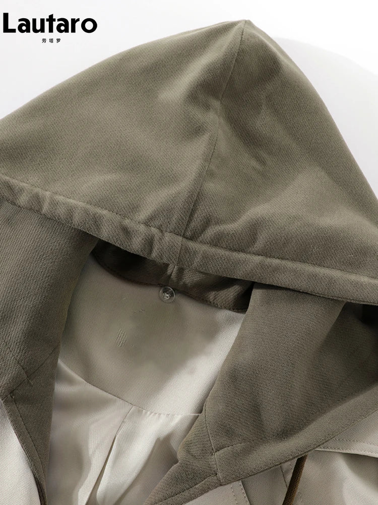 Lautaro Flowy Casual Trench Coat