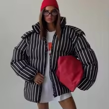 High Street Cotton Jacket with Hood